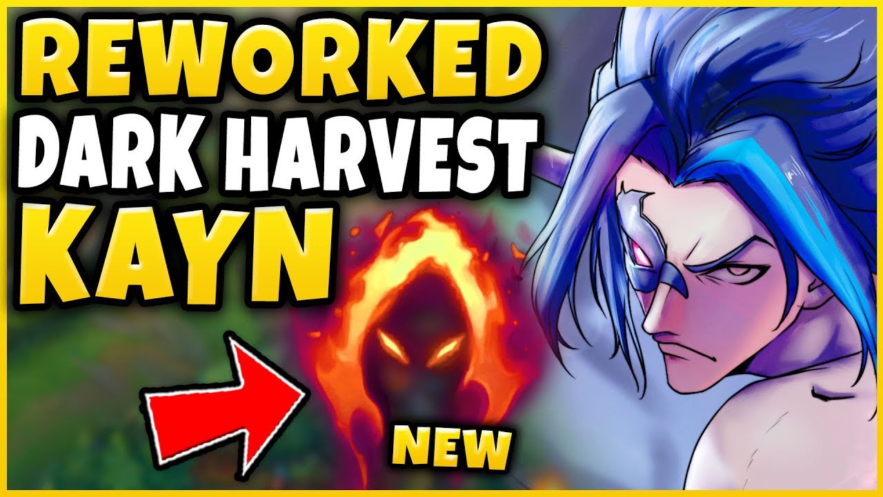 WTF!? REWORKED DARK HARVEST MAKES KAYN GOD-TIER!? THIS IS TOO OP!!! - League of Legends