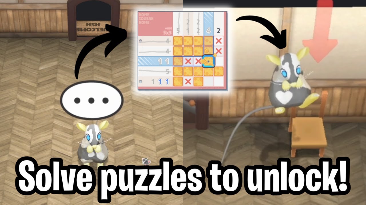 Decorate your home by solving puzzles! [Squeakross: Home Squeak Home]