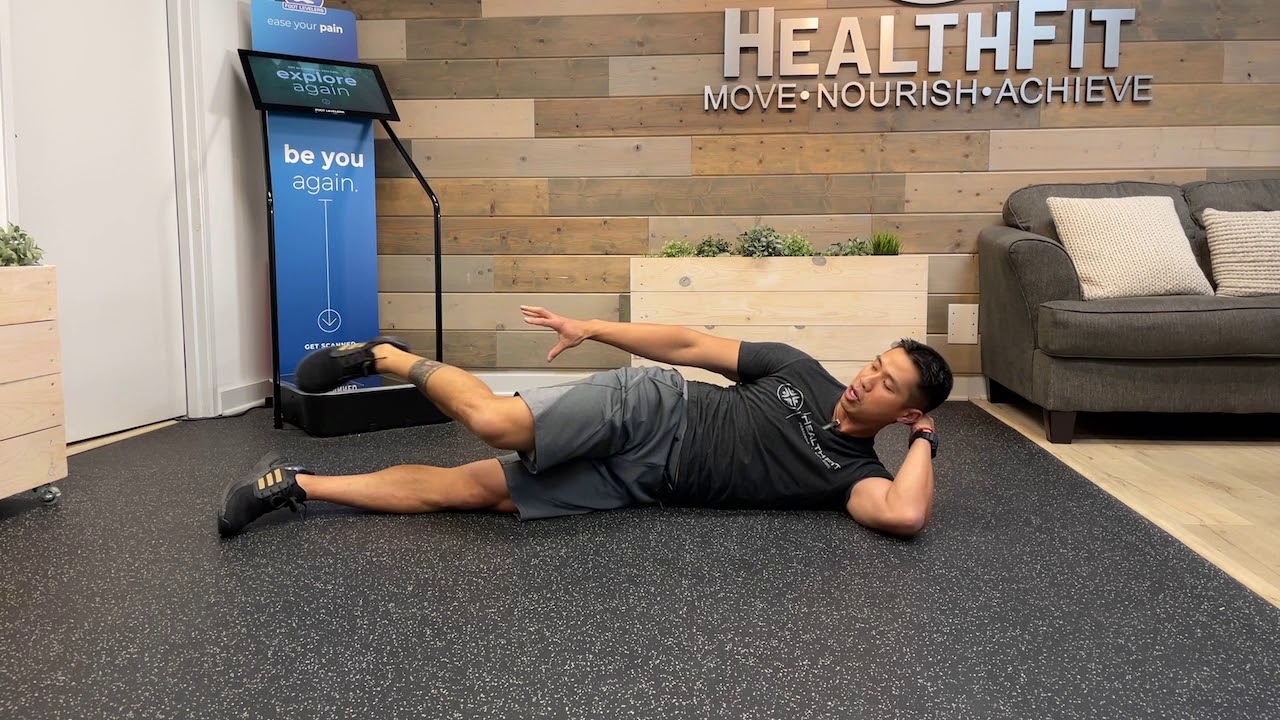 Side lying Quad Stretch