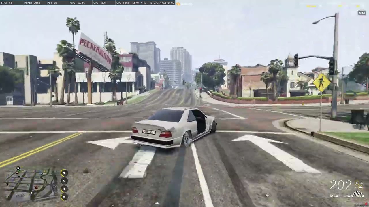 FiveM driftCar Dayli driver skill.