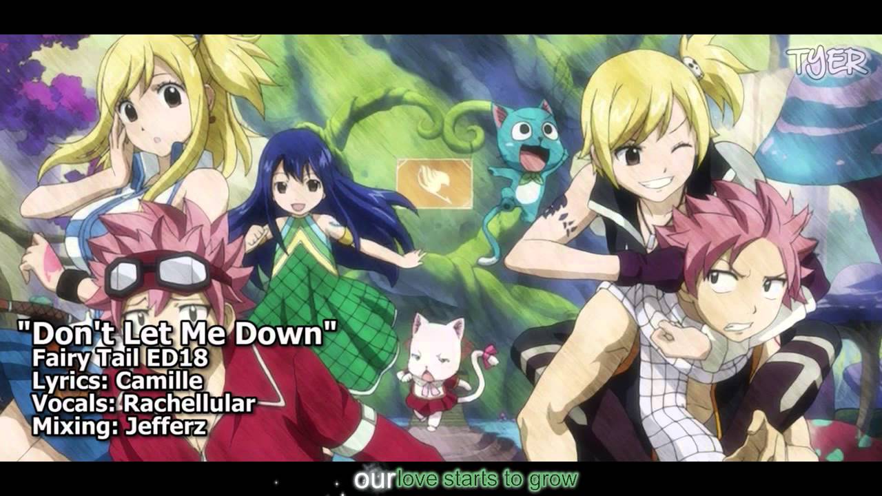 [TYER] Fairy Tail ED18 - Don't Let Me Down (English Cover) (feat. Rachellular)