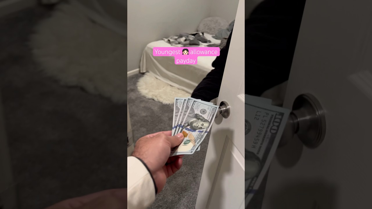 Allowance Day! #homemade #youtube #youtubeshorts #middlechild #always #allowance