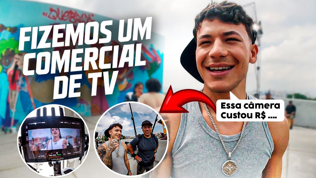 FIZEMOS UM COMERCIAL DE TV! APOLLO E MARIA NAS GRAVAÇÕES, COMO FUNCIONA E MUITO MAIS.