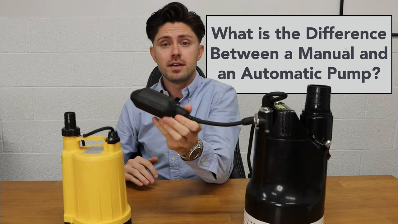 What is the Difference Between a Manual and an Automatic Water Pump?