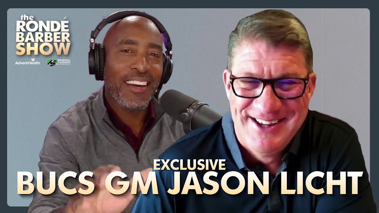 Exclusive: Bucs GM Jason Licht on final draft preps, trading down on debut of The Rond&eacute; Barber Show