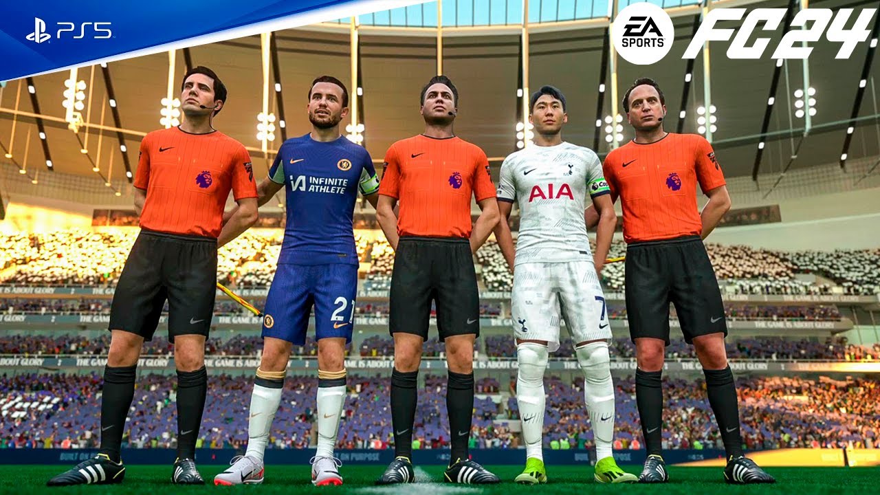 FC 24 Тоттенхэм - Челси ⚽ Премьер Лига Апл 23\24 [PS5 Slim] Полный Матча