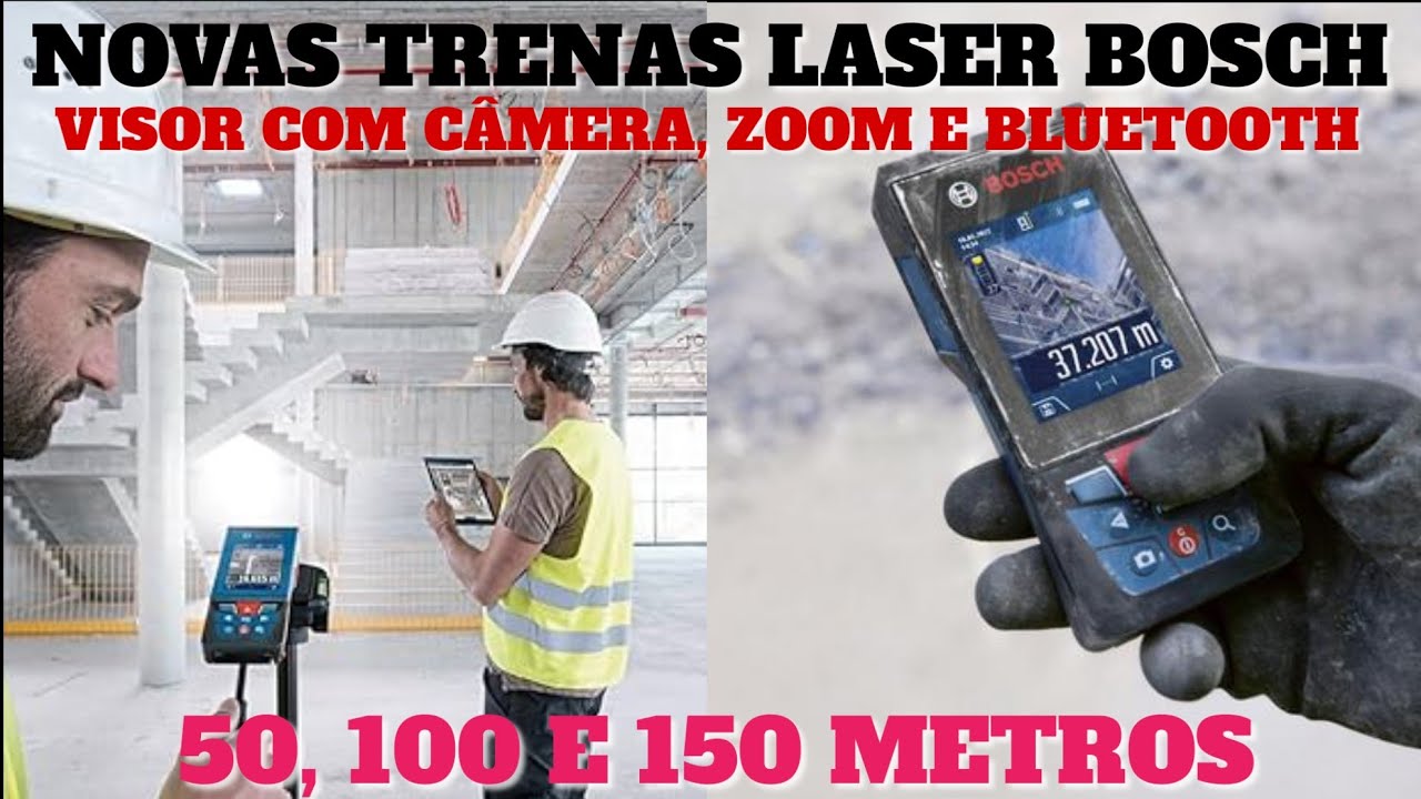 Novas Trenas a Laser da Bosch. 50, 100 e 150 metros. Qual a Diferença Entre Elas? Como Funciona?