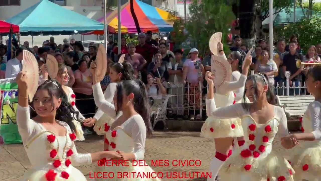 CIERRE DEL MES CIVICO LICEO BRITANICO USULUTAN