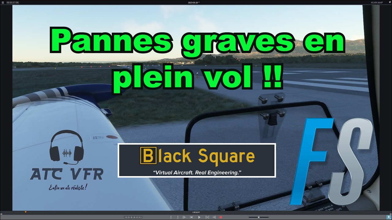 FS2020 / pannes graves en Bonanza Black Square