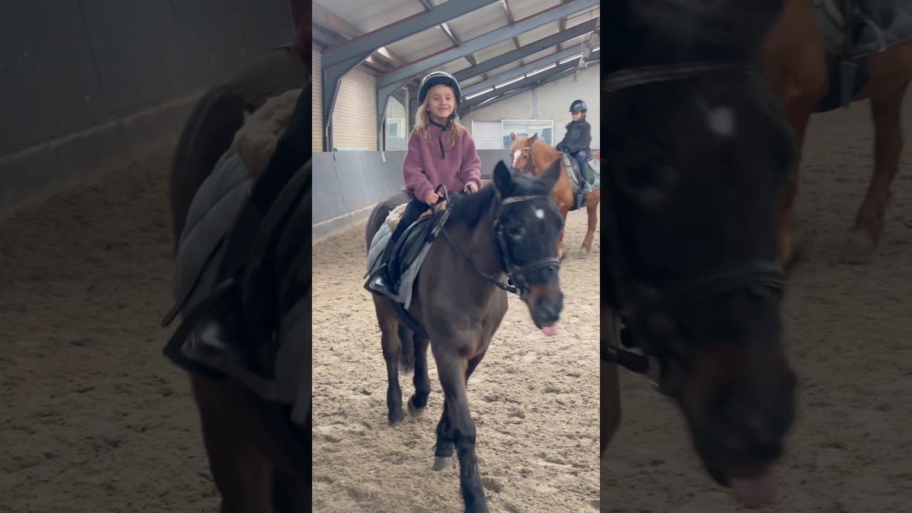 Mijn paardrijles 🐴🤍 | Miels