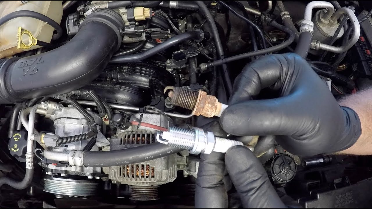 Как заменить свечи зажигания на Jeep 3.7 V6