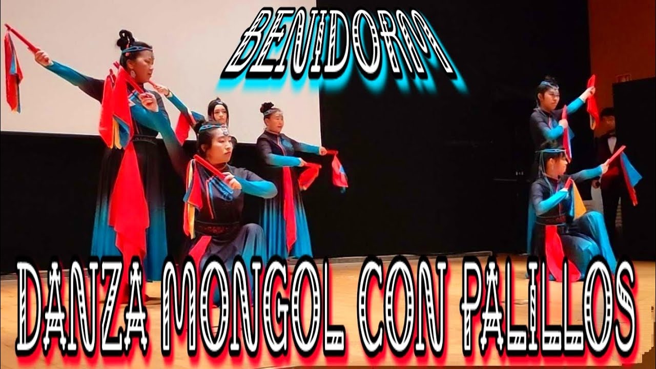 DANZA MONGOL CON PALILLOS #benidorm #danza #baile #mongolia #tradiciones #chinesenewyear 