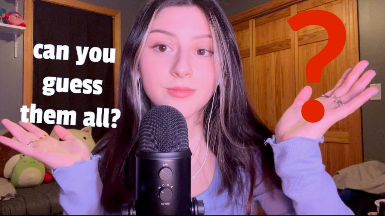 ASMR GUESS THE SOUND! (20 TRIGGERS FOR 20K) 😎💙
