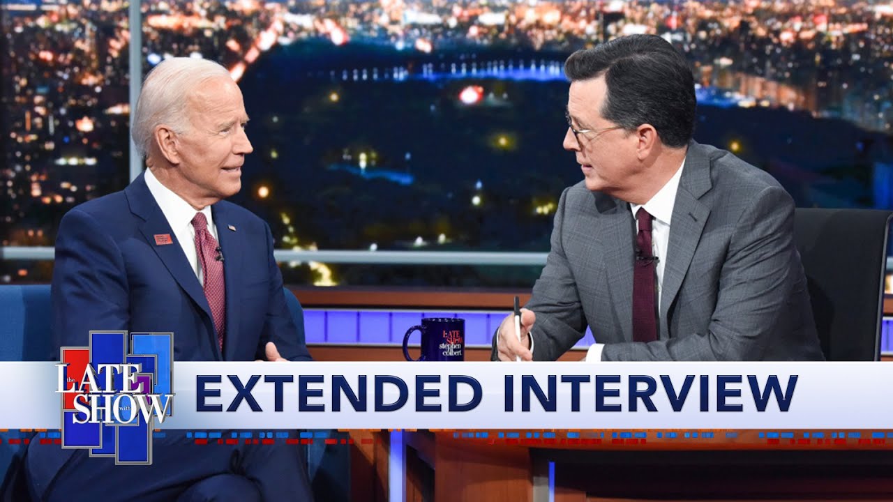 Full Extended Interview: Joe Biden Talks To Stephen Colbert