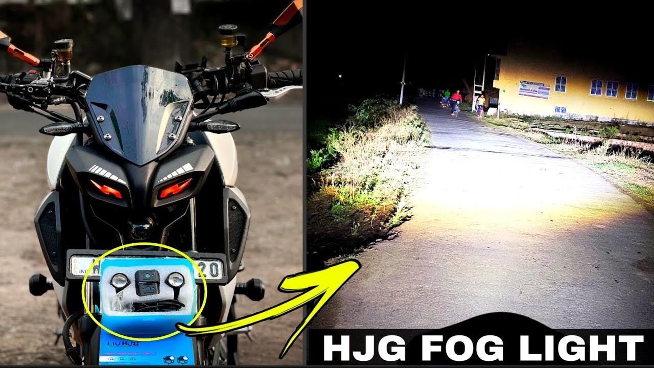 Yamaha MT 15 Headlight Modification | MT 15 crazy modifications | HJG fog light install | asvlogsdnk