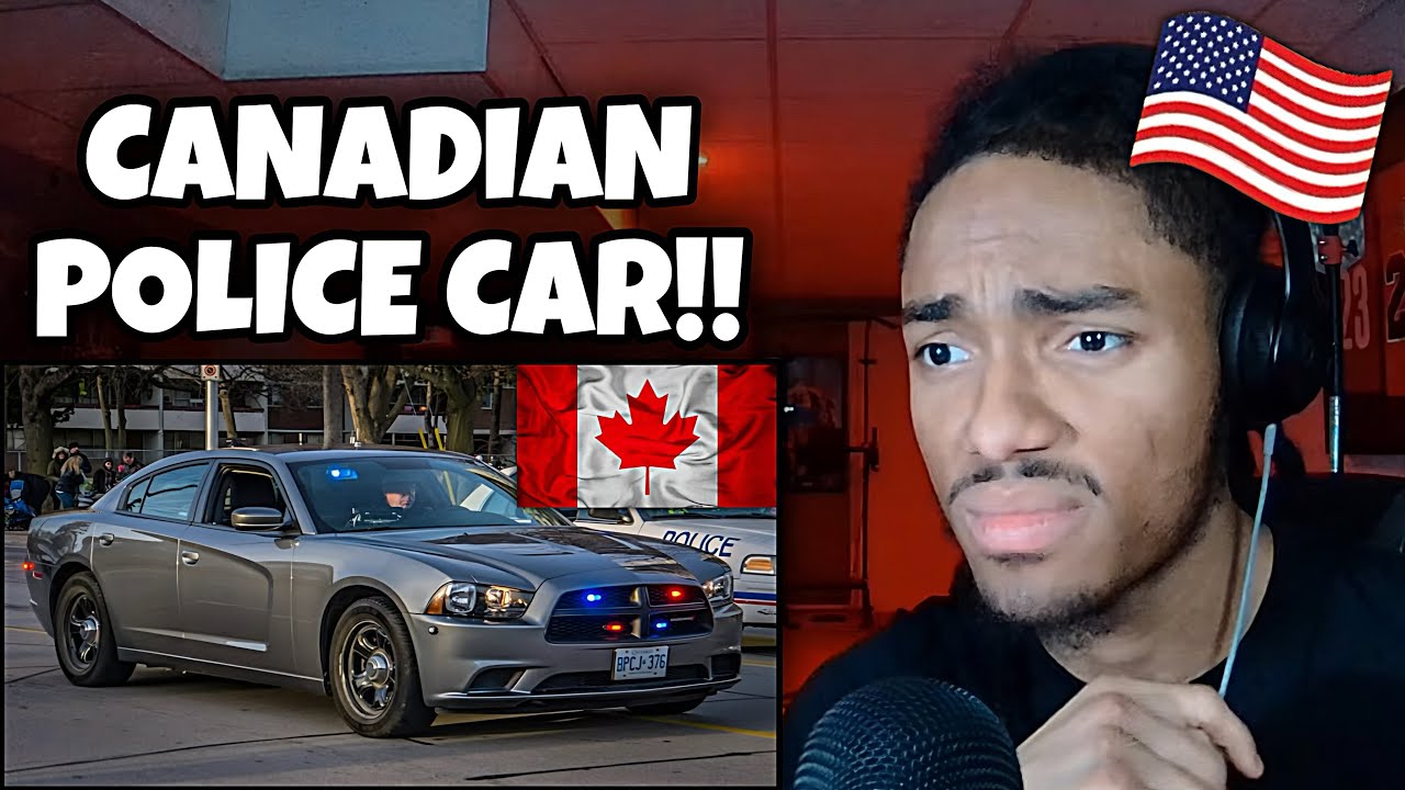 AMERICAN REACTS To Canadian Emergency Vehicles Responding