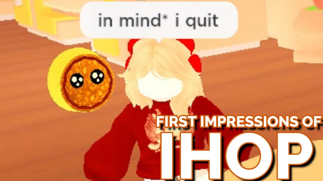 First Impressions of IHOP on Roblox