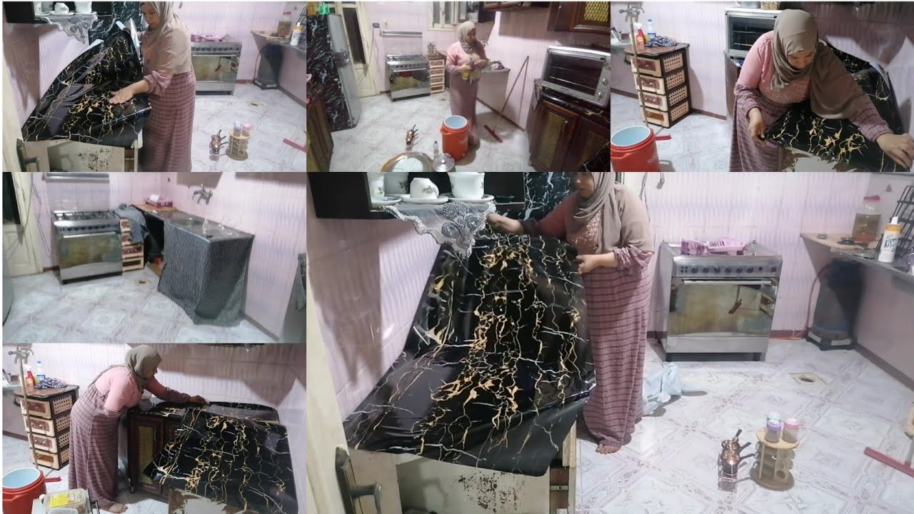 شوف تجديد المطبخ خطوه بخطوه في الشقه الجديده مع نصايح للتوفير 💡🏠 قبل وبعد التجديد 🥳