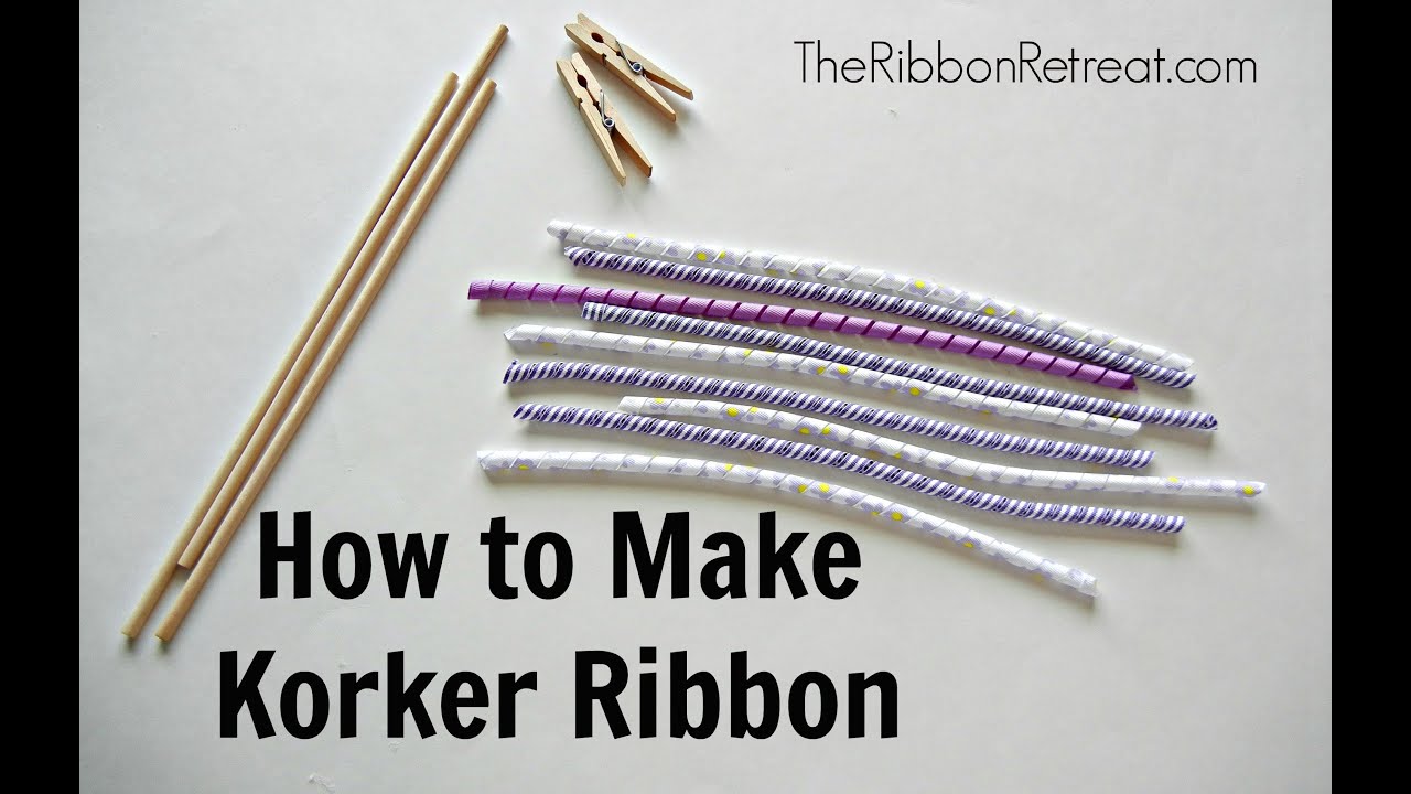 How to Make Korker Ribbon - TheRibbonRetreat.com