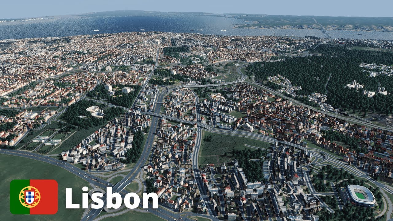 Cities: Skylines - Lisbon Speed Build