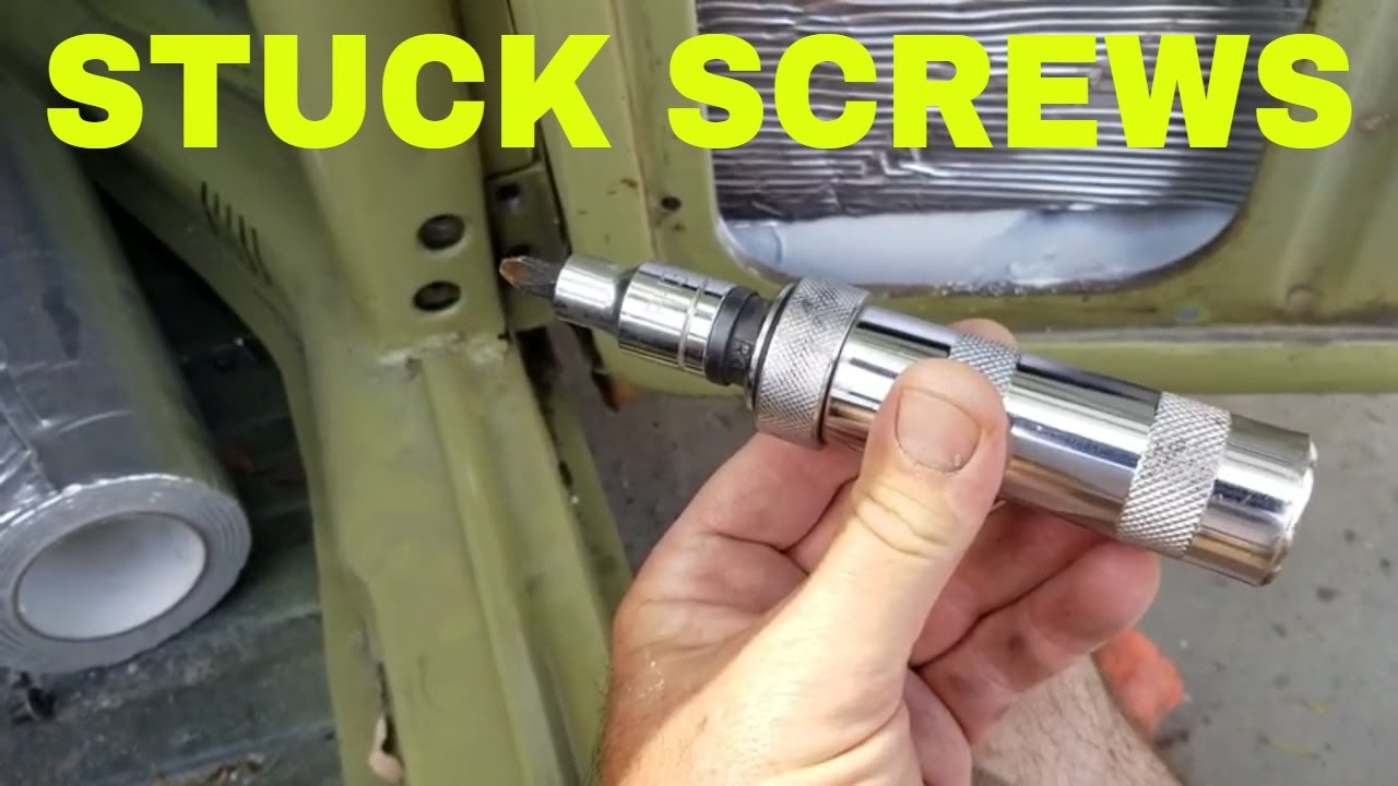 Removing your stuck door screws on your VW Bug