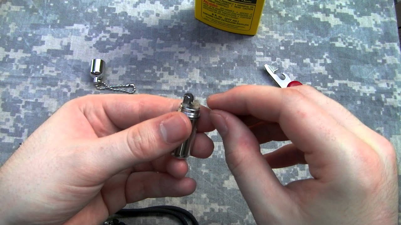 Peanut Lighter Filling and Maintenance