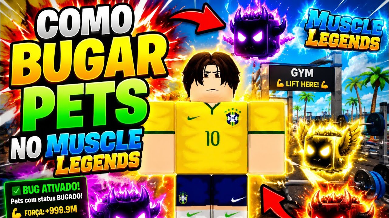 COMO BUGAR PETS NO MUSCLE LEGENDS PASSO A PASSO  (2026)