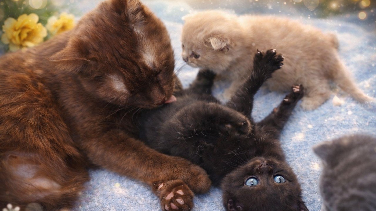 Yavru Kedi Gecenin 4. Ay Ser&uuml;veni B&ouml;l&uuml;m 2 🐱 Şaşırtan B&uuml;y&uuml;me Hikayesi💯G&uuml;n G&uuml;n B&uuml;y&uuml;yen Sevimli Dost 💯