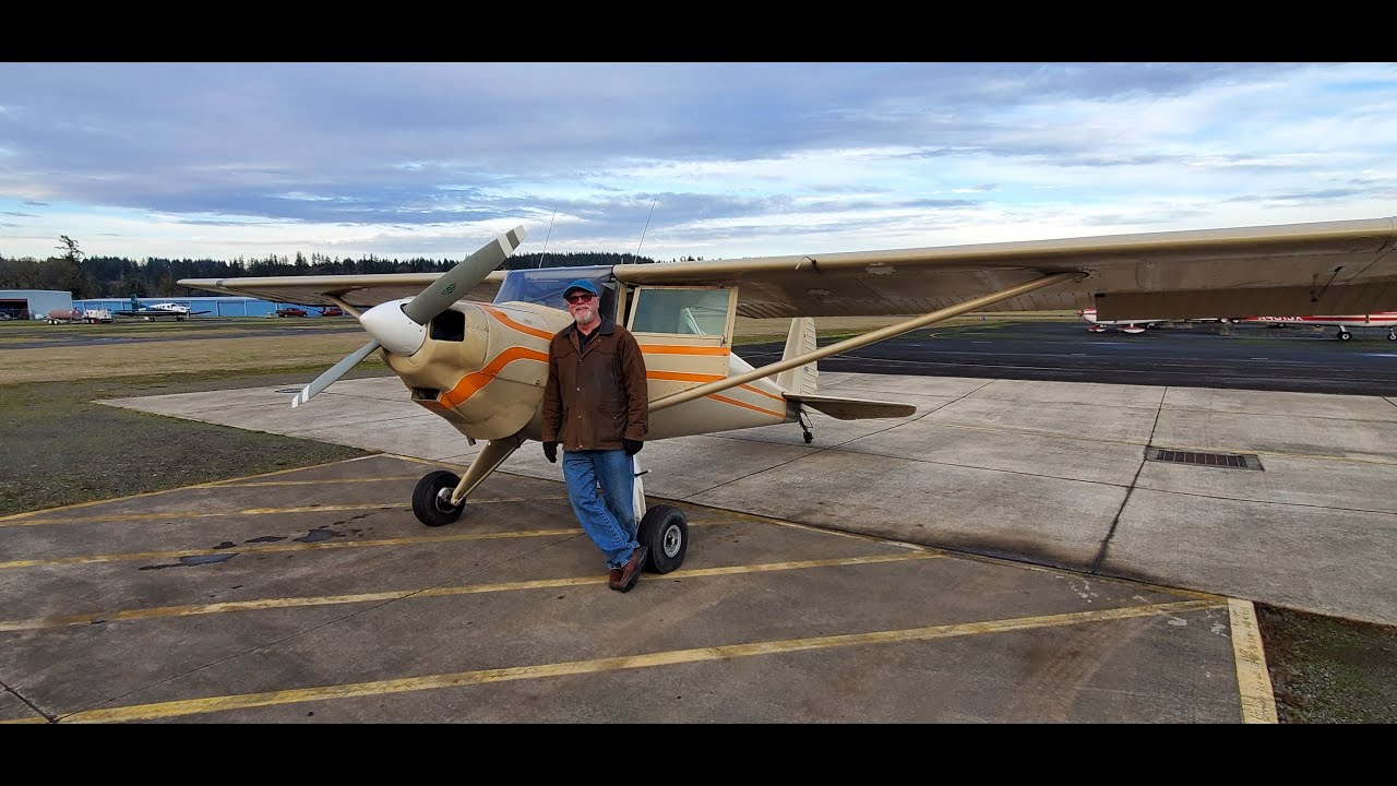 Luscombe flight after rebuild with 160HP lycoming