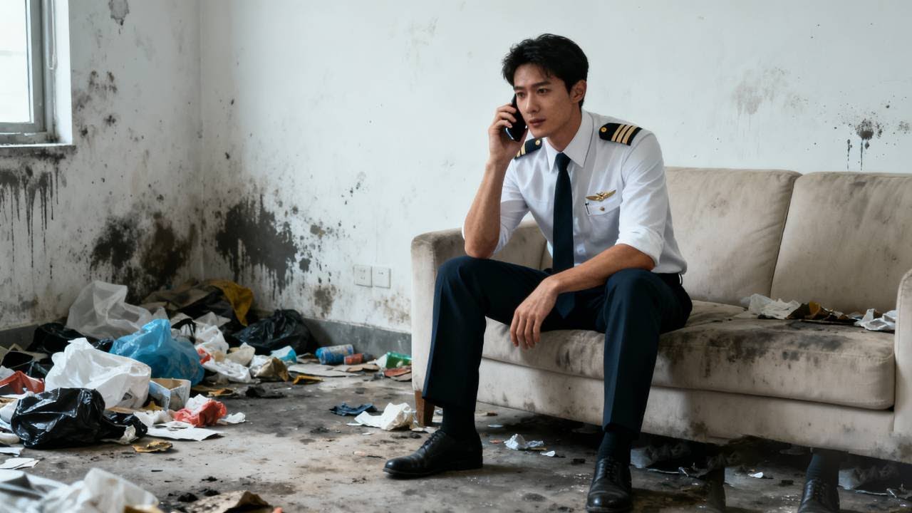 😥The Handsome Flight Attendant Actually Lives In A Garbage Dump