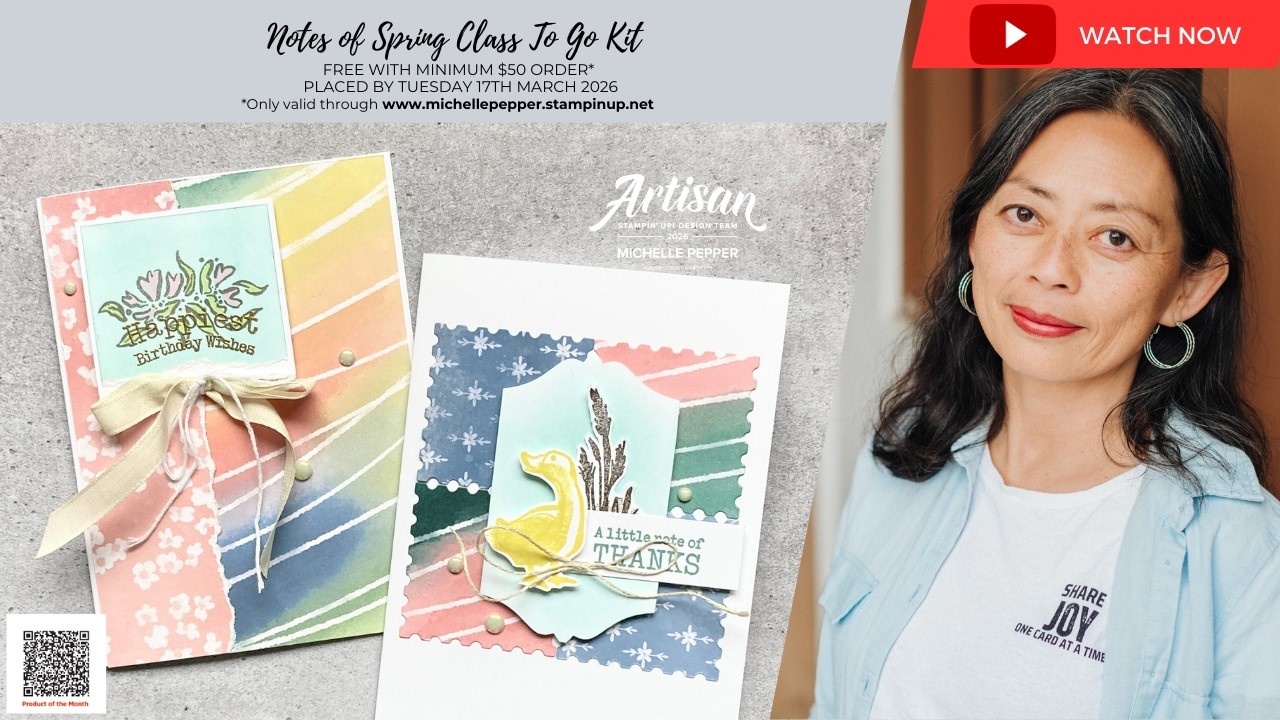 Make Two Sweet Cards with Stampin' Up!® Notes of Spring stamp set