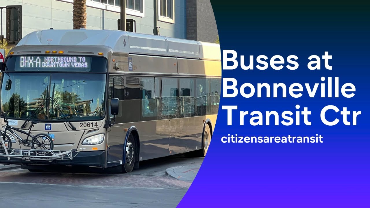 Buses at RTCSNV's Bonneville Transit Center