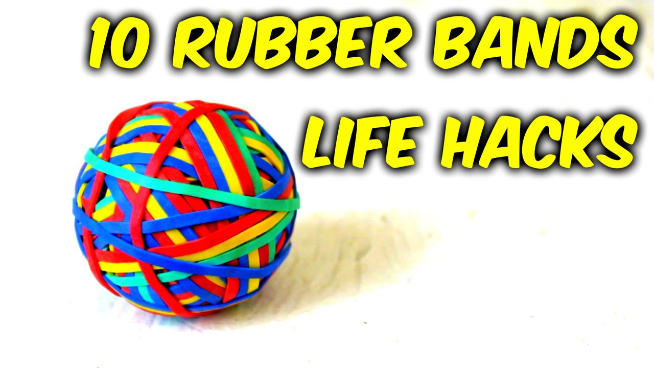 10 Simple Rubber Bands Life Hacks