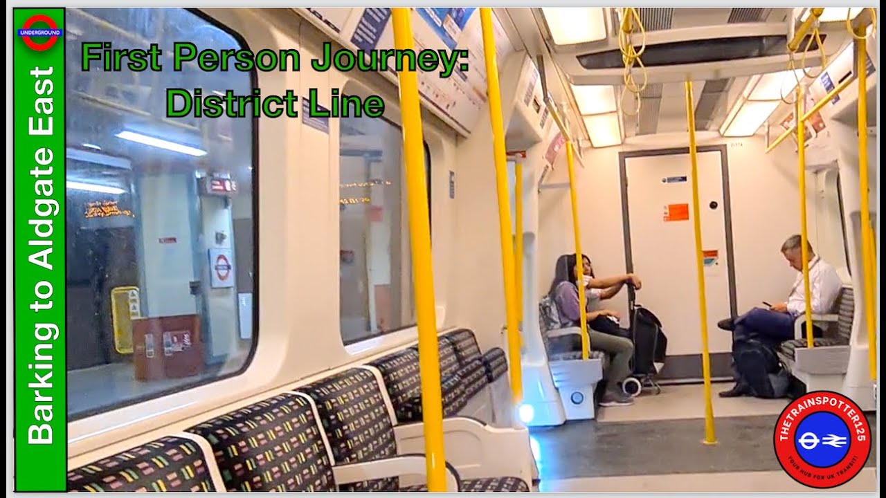 *FIRST TIME!* London Underground Journey - Barking to Aldgate East (First Person View)