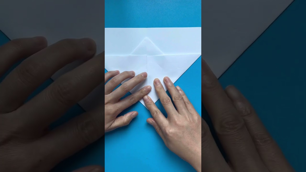 A4용지 비행기 종이접기 