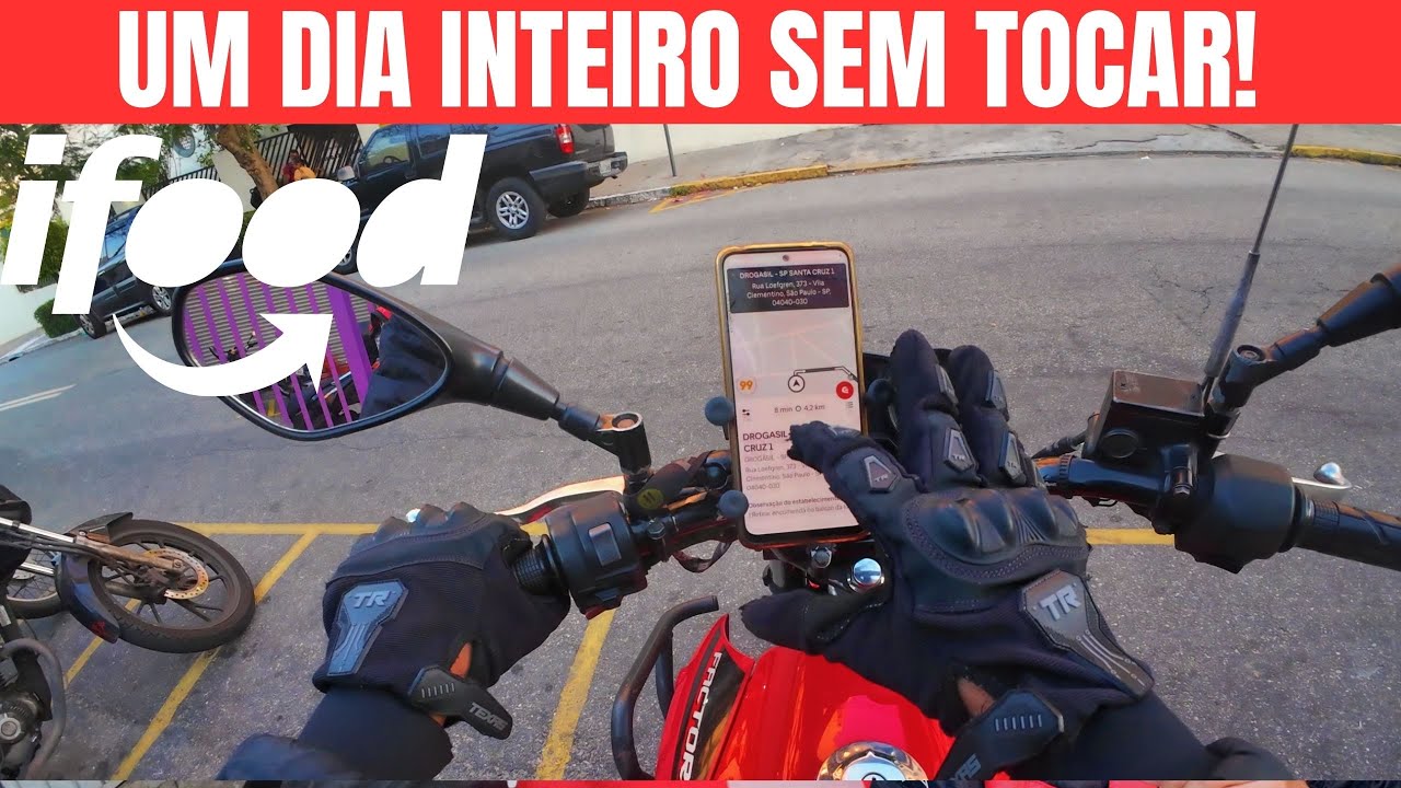 Ifood fiquei um dia inteiro sem tocar nada