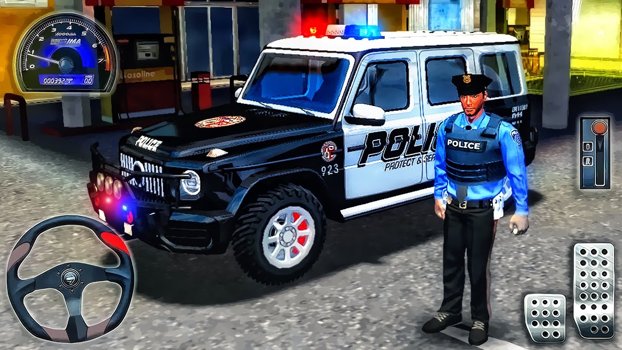 Police Sim 2022 | Luxury Car Mercedes G63 G-Wagon Driver | Best Android GamePlay