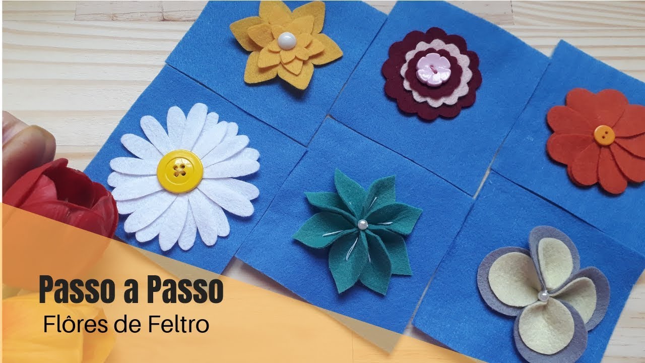 PASSO A PASSO - Flôres de Feltro