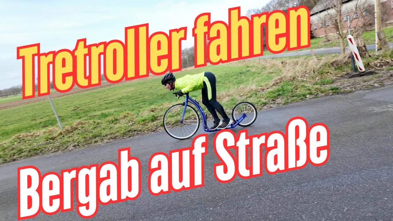 Wie f&auml;hrt man Tretroller, Teil 2 - Bergab
