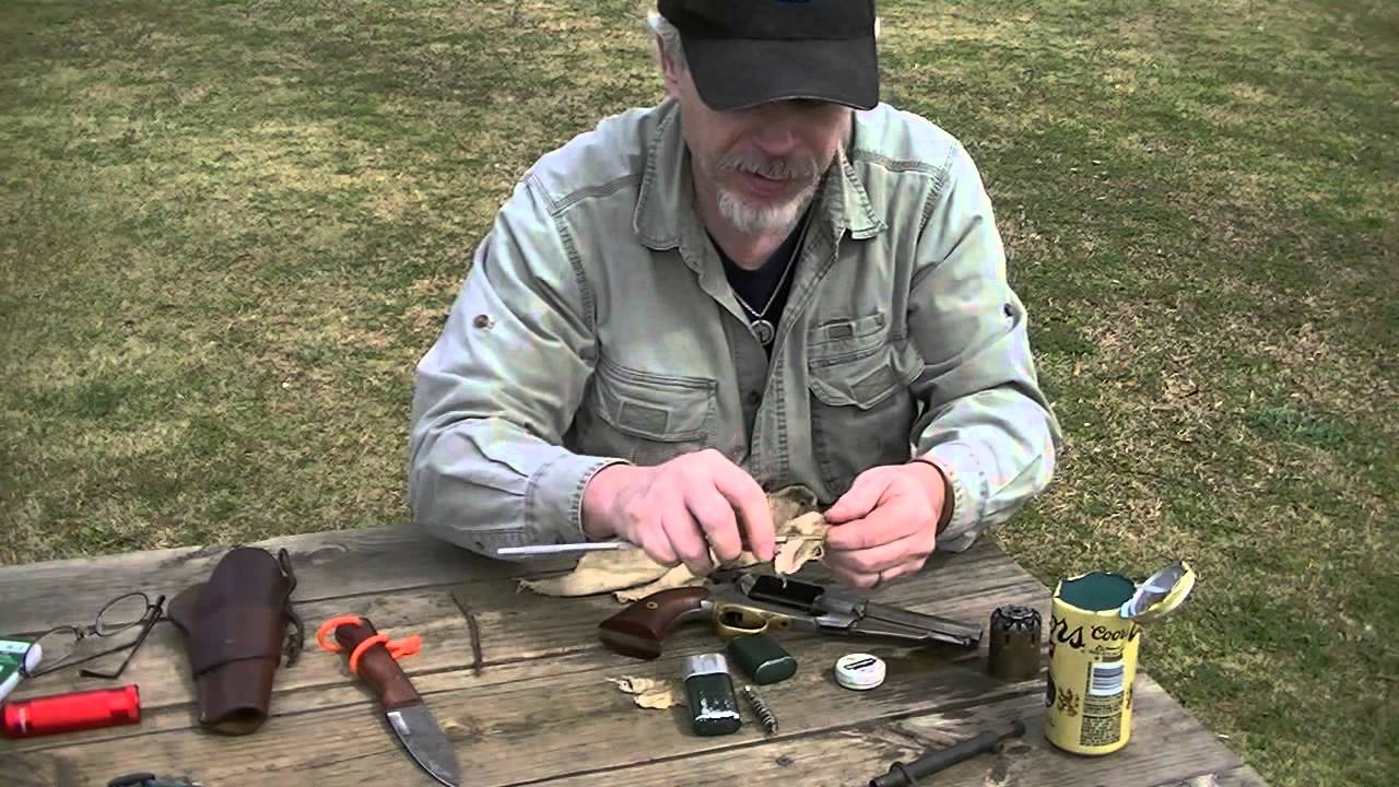 CLEANING THE PERCUSSION  REVOLVER