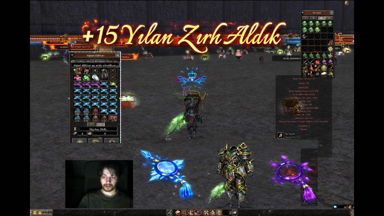 YILAN ZIRHI +15 ALDIK ! KUSURSUZ SET ZİHİNSEL SERİSİ | METİN2