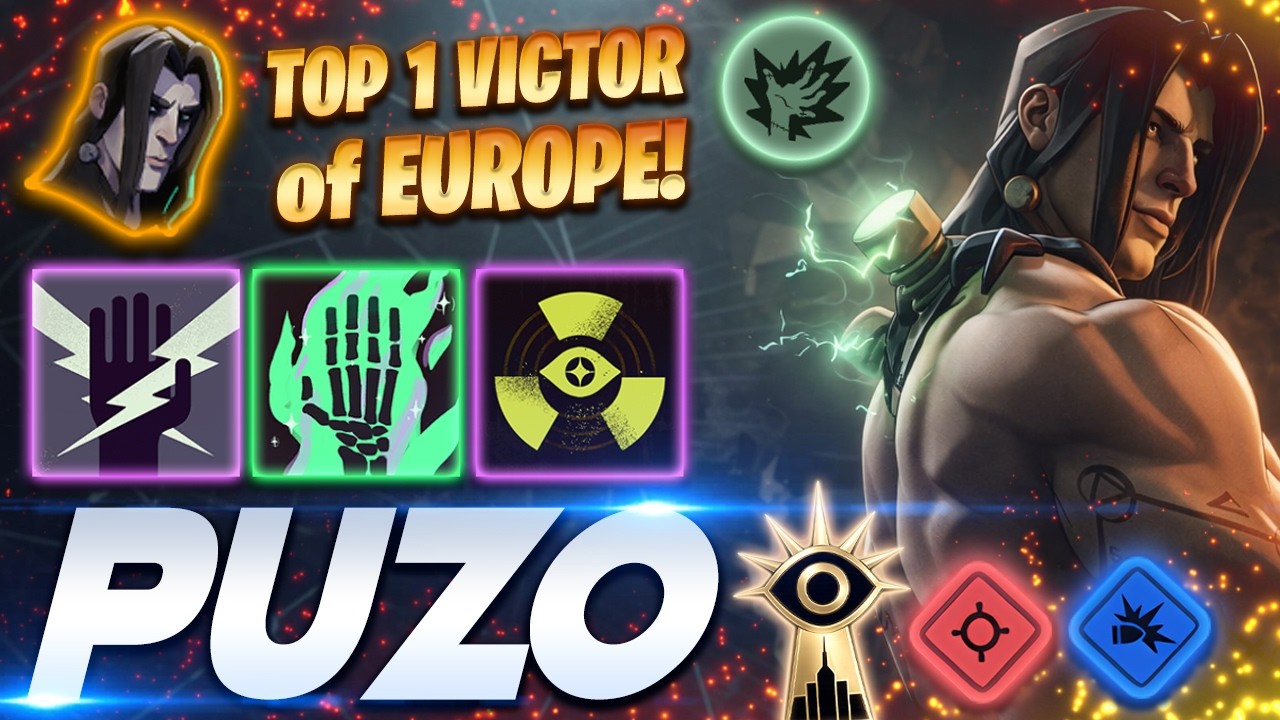 PUZO TOP 1 Victor of EUROPE! - Deadlock Pro Gameplay & Guides [Watch & Learn]
