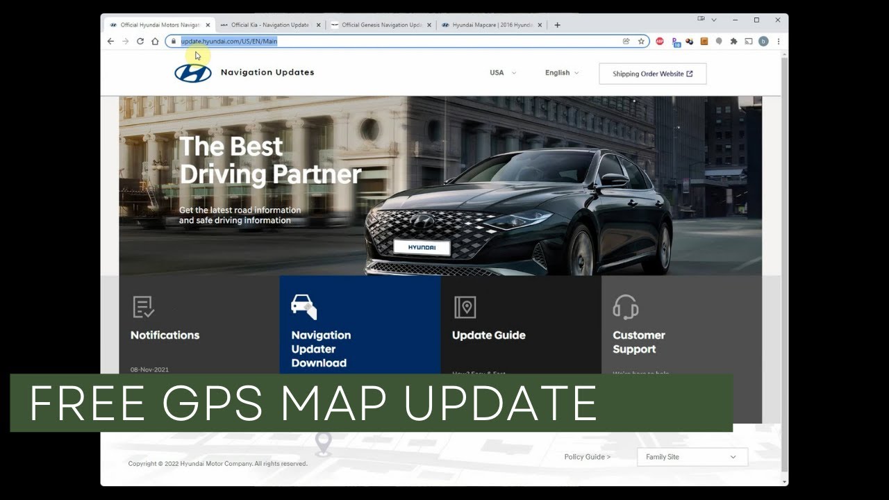 Kia, Hyundai and Genesis Owners, Get your GPS Map Updates for FREE