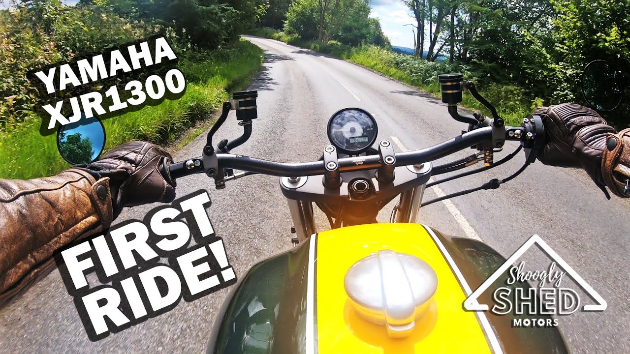 Тест-драйв кастомного XJR! Yamaha XJR1300 Shoogly Shed Motors