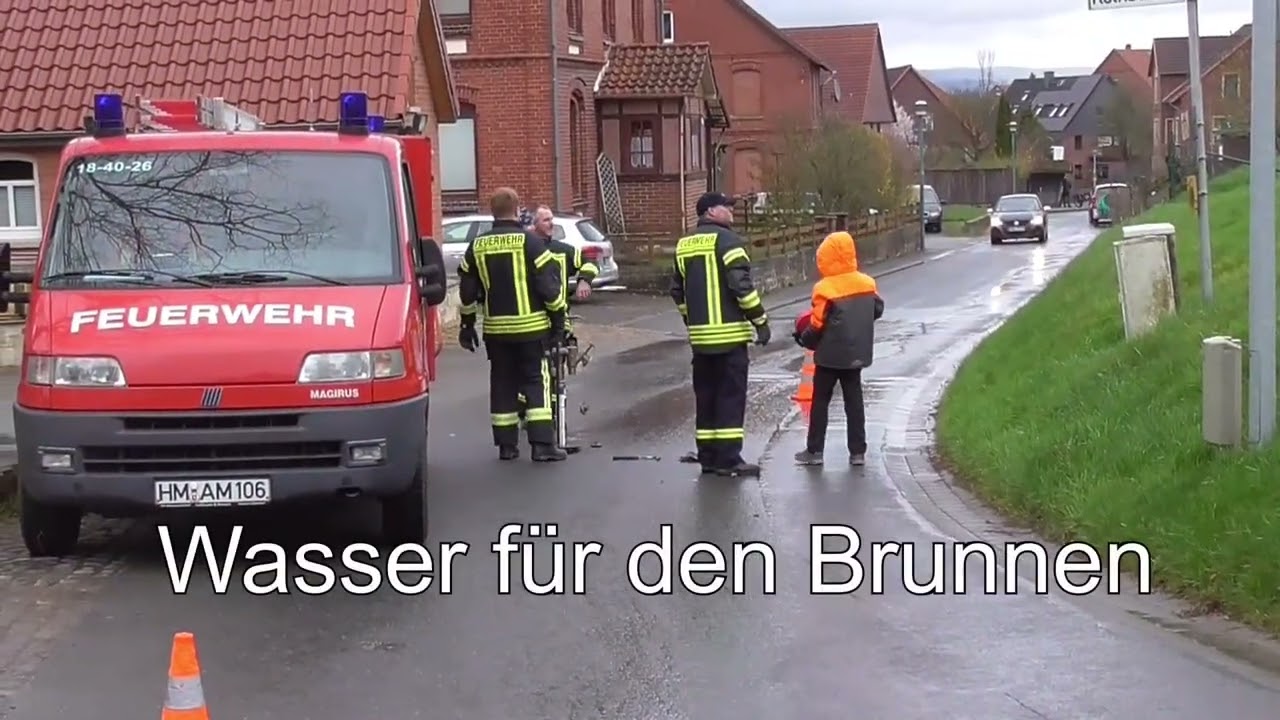 Arbeiten am Watermann Brunnen