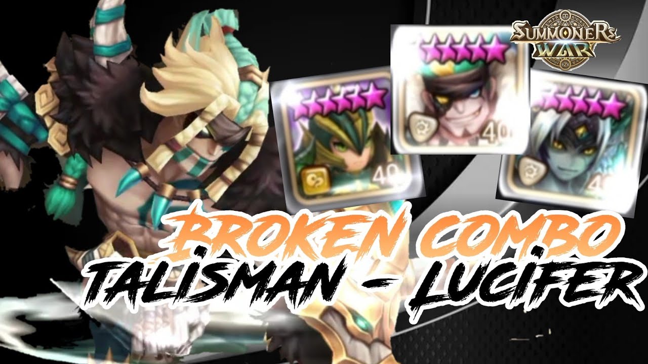 BROKEN COMBO FROM LUCIFER, TALISMAN & LEO IN RTA WORLD ARENA [Summoners War : Sky Arena]