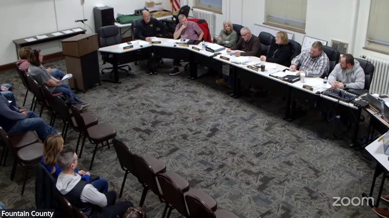 Fountain County Commissioner's Meeting 02/23/2026