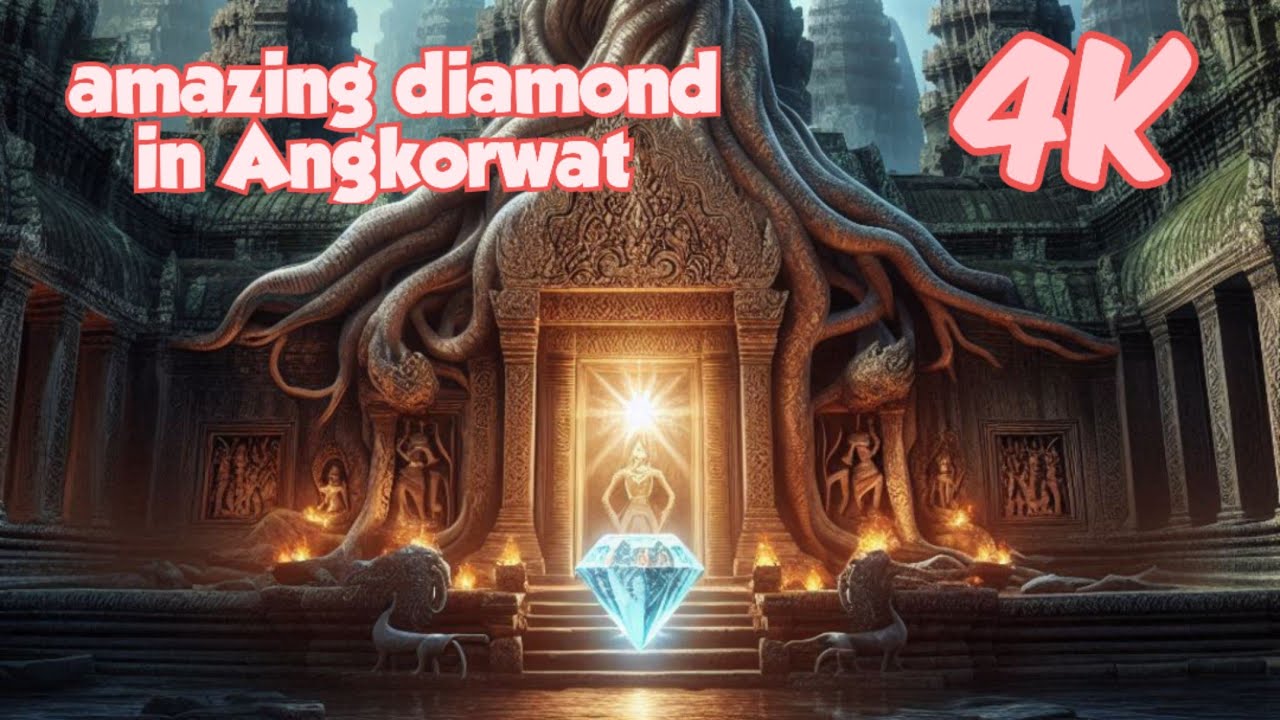 amazing diamond in angkorWat 4k HDR ultra (khmerAi) #khmerAi