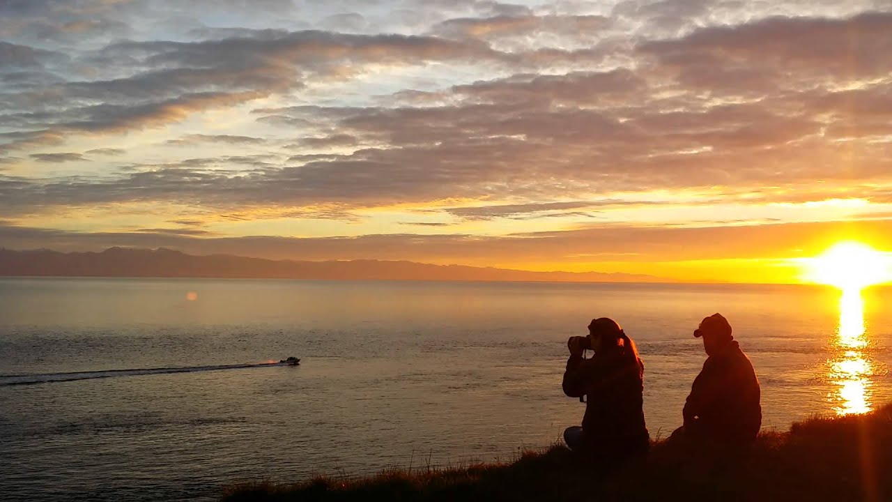 Sunset Seekers at Cattle Point Lighthouse