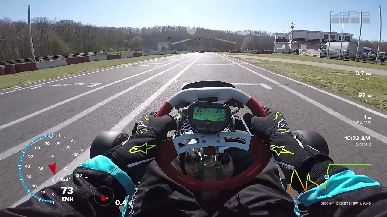 100cc Kart - Engine seized at 100kph (60mph) - Kartbahn Kerpen (Erftlandring) | Hendryk Lichtenhagen